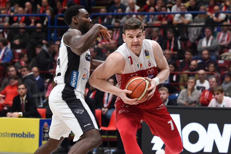 Olimpia Milano-Trento 86-78, Pianigiani: “Solidi e in controllo nel secondo tempo”