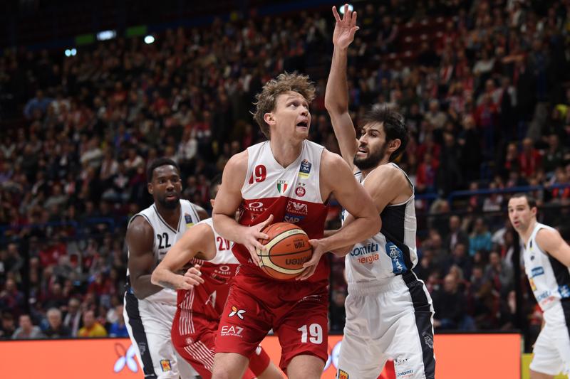 Olimpia Milano-Trento 86-78, Pianigiani: “Solidi e in controllo nel secondo tempo”