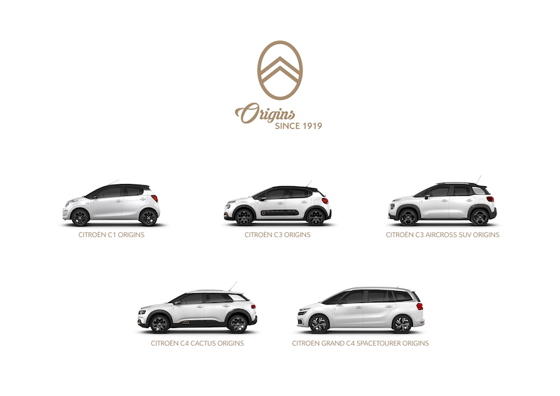 Citroën  Origins: un’esclusiva edizione che riguarda diversi modelli della ga