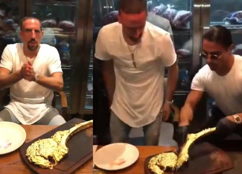 Ribery e la bistecca d’oro: dopo gli insulti social la multa del Bayern Monaco Ribery e la bistecca d’oro: dopo gli insulti social la multa del Bayern Monaco