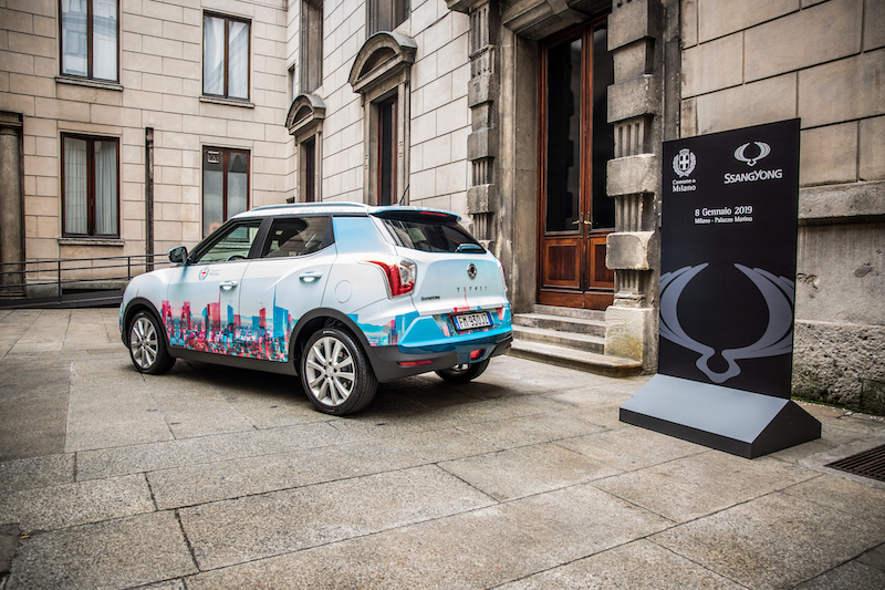 SsangYong consegna al Comune di Milano la “Tivoli Milano” SsangYong consegna al Comune di Milano la “Tivoli Milano”