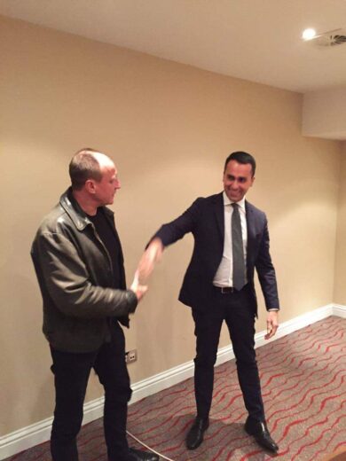 M5S, Di Maio costruisce le alleanze Ue.Ecco le foto degli incontri a Bruxelles