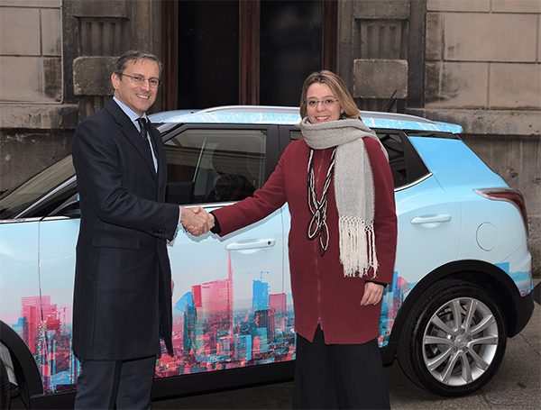SsangYong Tivoli donata al comune con design ispirato a Milano