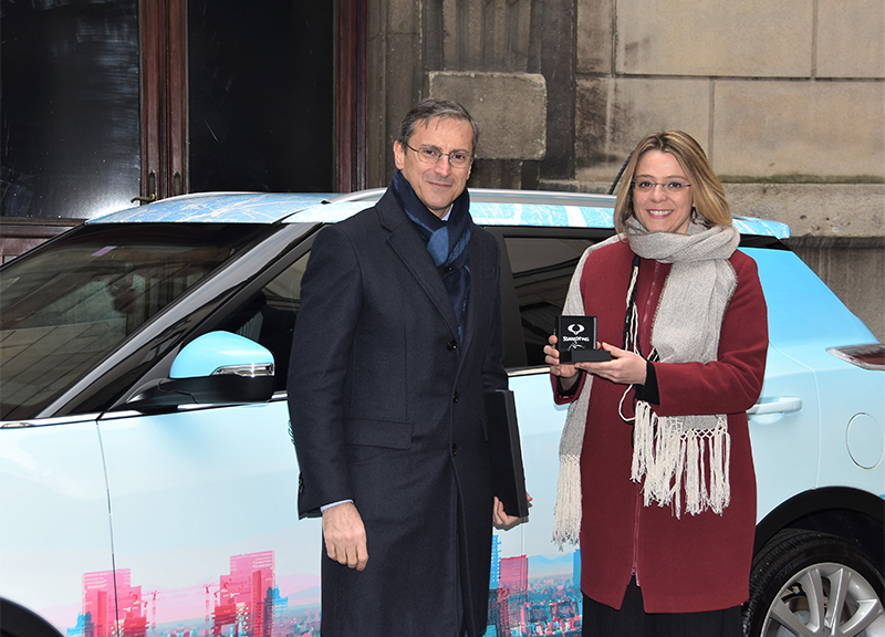 SsangYong Tivoli donata al comune con design ispirato a Milano
