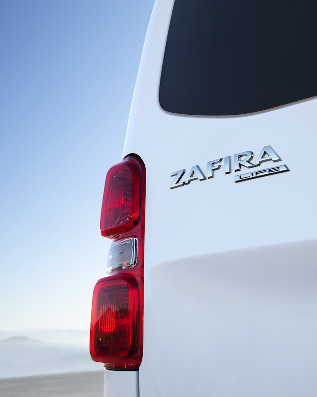 Opel  presenta la 4° generazione della monovolume Zafira Life