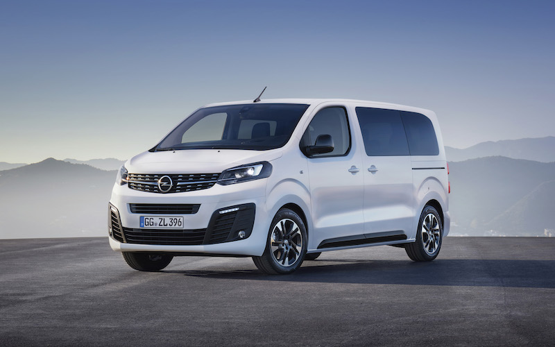 Opel  presenta la 4° generazione della monovolume Zafira Life