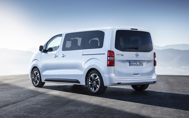 Opel  presenta la 4° generazione della monovolume Zafira Life