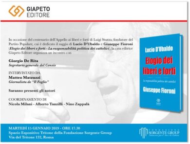 Elogio dei liberi e forti. La responsabilità politica dei cattolici
