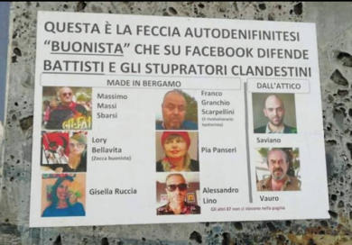 Cesare Battisti: a Bergamo arriva la gogna horror contro la “Feccia Buonista”