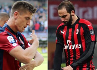 Milan, la febbre di Higuain e l’offerta per Piatek al Genoa. MILAN NEWS