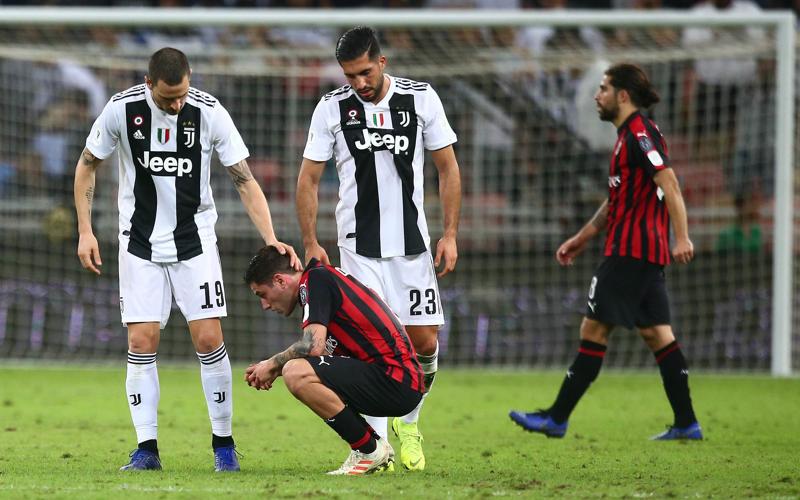 Juventus-Milan day after, Calabria: “Senso di ingiustizia e rabbia”