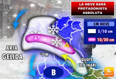 Neve in pianura. Neve a Milano e Torino. Confermato. Ecco quando. Meteo neve