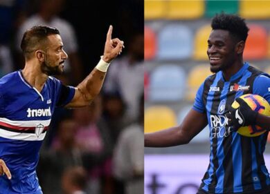 Serie A CAPOCANNONIERE: Zapata e Quagliarella lanciano la sfida a Ronaldo
