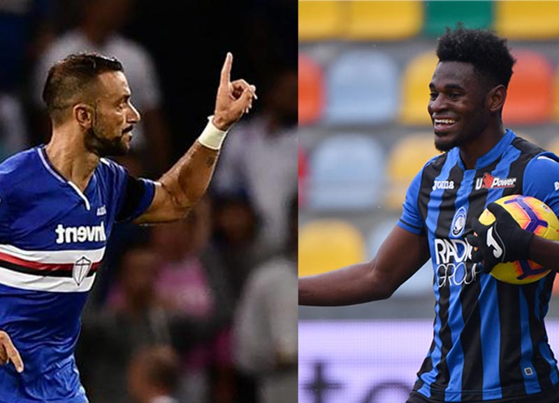 Serie A CAPOCANNONIERE: Zapata e Quagliarella lanciano la sfida a Ronaldo Serie A CAPOCANNONIERE: Zapata e Quagliarella lanciano la sfida a Ronaldo