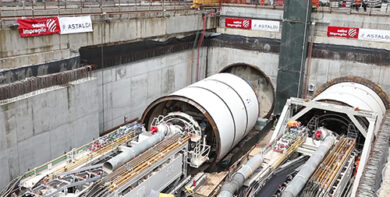 M4: la talpa è arrivata nella stazione Gelsomini. FOTO e VIDEO