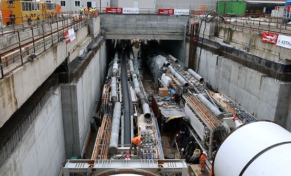 M4: la talpa è arrivata nella stazione Gelsomini. FOTO e VIDEO