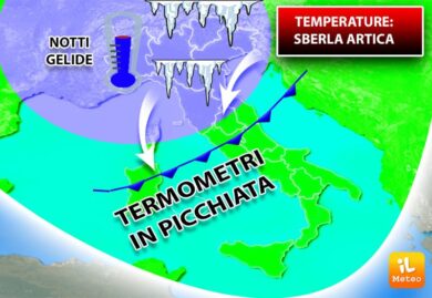Previsioni meteo neve, sberla artica con notti di ghiaccio. Meteo news