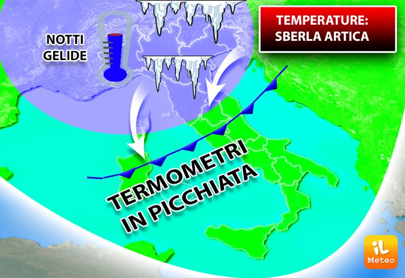Previsioni meteo neve, sberla artica con notti di ghiaccio. Meteo news Previsioni meteo neve, sberla artica con notti di ghiaccio. Meteo news