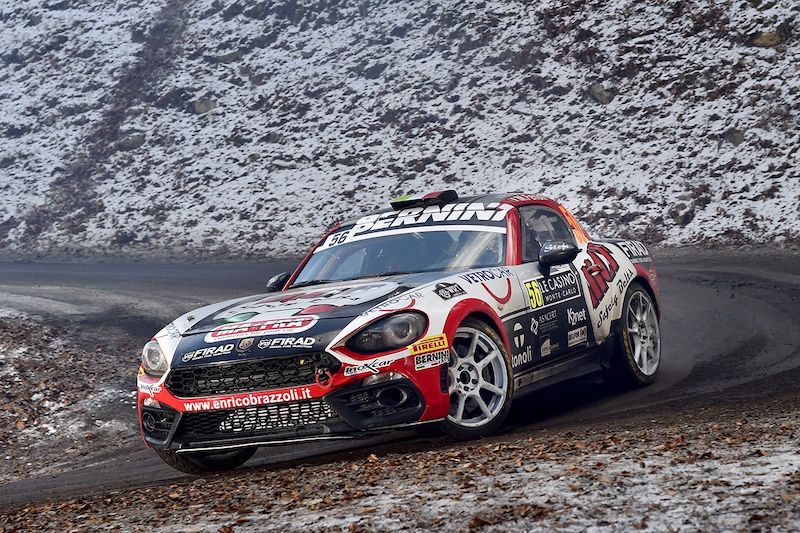 Rally Montecarlo, parte bene la stagione dell’Abarth 124