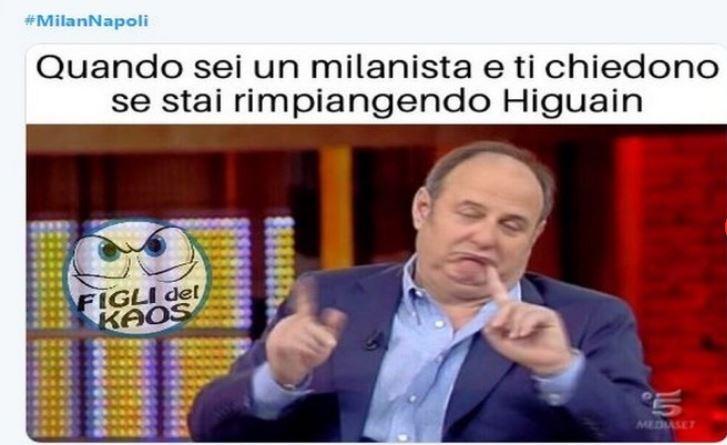 MILAN, URAGANO PIATEK. Ironia social sul Napoli e Hiiguain MILAN, URAGANO PIATEK. Ironia social sul Napoli e Hiiguain
