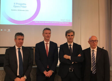 La fibra di Open Fiber sbarca a Sondrio che diventa una smart city