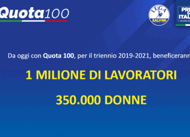 Boom Quota 100, quasi 5.000 domande. Salvini: alla faccia di Fornero e Monti