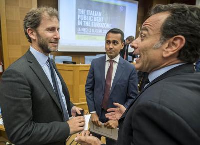 Davide Casaleggio Luigi Di Maio Marcello Minenna APE Davide Casaleggio Luigi Di Maio Marcello Minenna APE