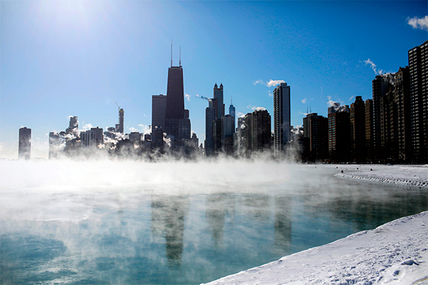 Usa, il ‘vortice polare’ congela tutto. Fa freddo come al Polo: -50°C