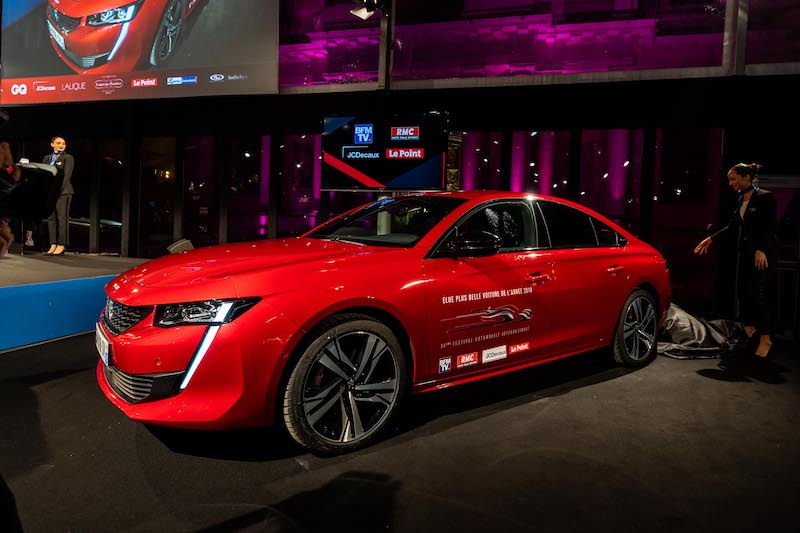 La nuova Peugeot 508 eletta « auto più bella dell’anno 2018 »