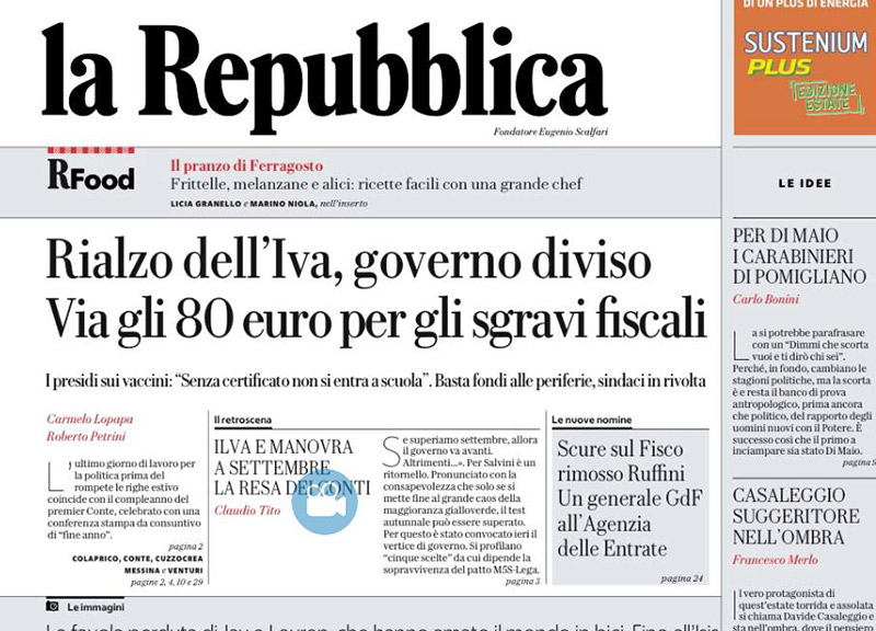 Repubblica? Club Privé di Eletti. Ormai è il salotto della nonna Repubblica? Club Privé di Eletti. Ormai è il salotto della nonna