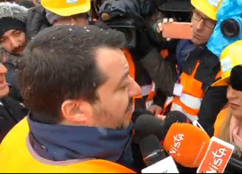 Tav, Salvini: “La Tav va finita, serve”. Il M5S: “Mente, solo buco di 5 metri” Tav, Salvini: “La Tav va finita, serve”. Il M5S: “Mente, solo buco di 5 metri”