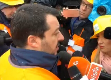 Tav, Salvini: “La Tav va finita, serve”. Il M5S: “Mente, solo buco di 5 metri”