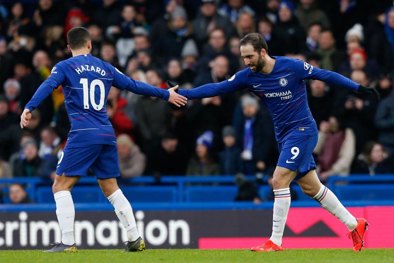 Higuain torna al gol e il Chelsea demolisce la ‘Cenerentola’ Huddersfield