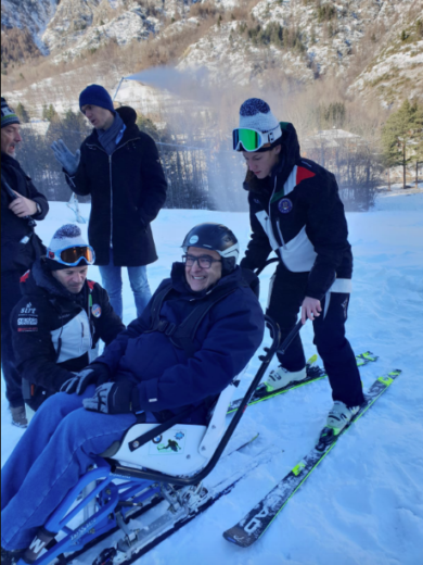 A Bardonecchia ora sciano anche i disabili: il progetto Perla delle Alpi