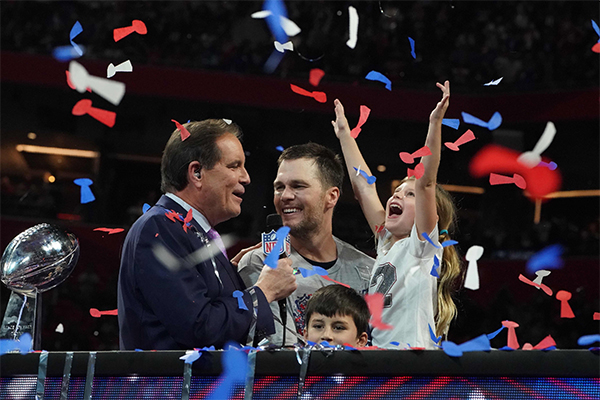 Nfl, Super Bowl, Vincono i Patriots, Brady nella leggenda Nfl, Super Bowl, Vincono i Patriots, Brady nella leggenda