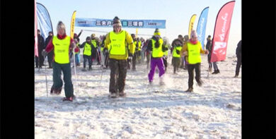 Cina del Nord, lo spettacolo degli sport invernali