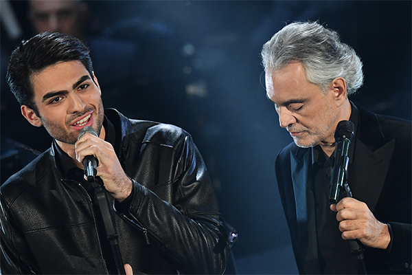 Sanremo 2019, Andrea Bocelli e il figlio Matteo star del Festival