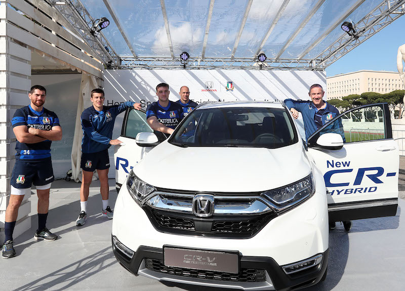Honda è sponsor ufficiale della Nazionale Italiana Rugby
