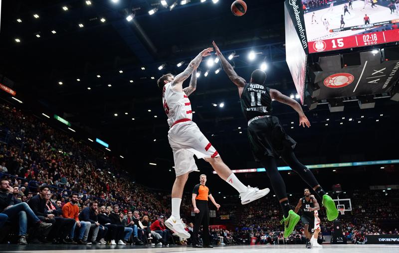 Olimpia Milano-Darussafaka 90-78, Kuzminskas e Jerrells mettono ko i turchi