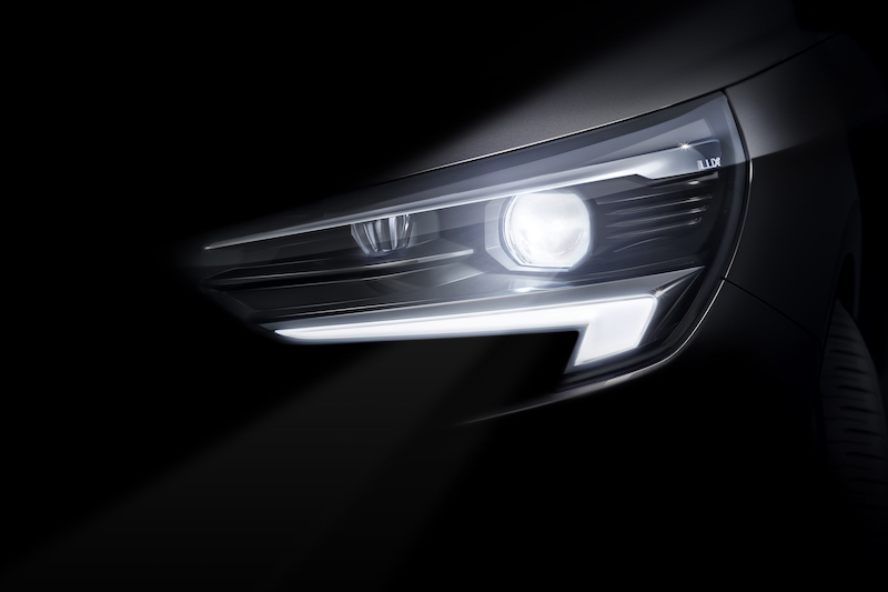 La nuova Opel Corsa avrà i fari IntelliLux LED matrix La nuova Opel Corsa avrà i fari IntelliLux LED matrix