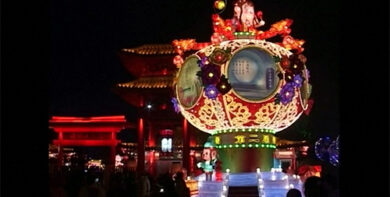 Cina Centrale, la festa delle lanterne nella provincia di Henan