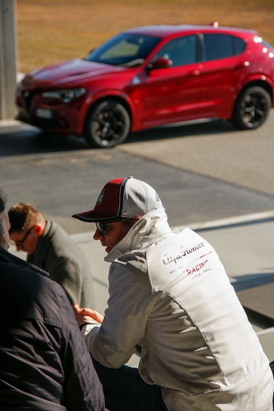 Räikkönen e  Giovinazzi a Balocco per una full immersion nel mondo Alfa Romeo