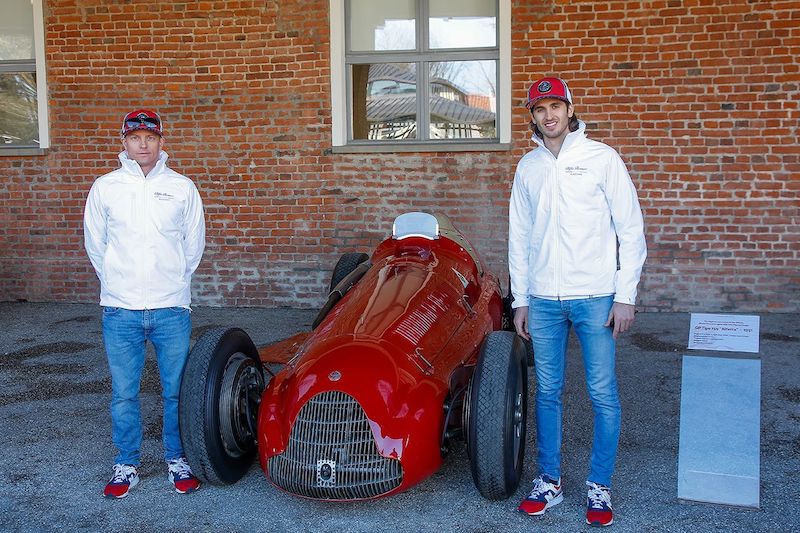 Räikkönen e  Giovinazzi a Balocco per una full immersion nel mondo Alfa Romeo