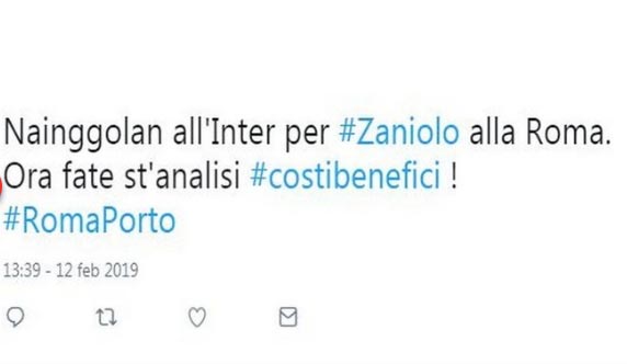Champions League, Zaniolo show-record in Roma-Porto. Social, ironia sull’Inter
