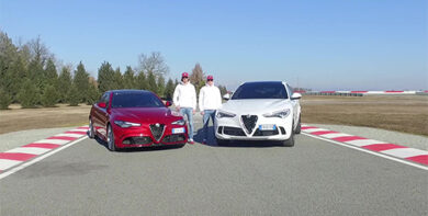 Immersione nel mondo Alfa Romeo per Kimi Räikkönen e Antonio Giovinazzi