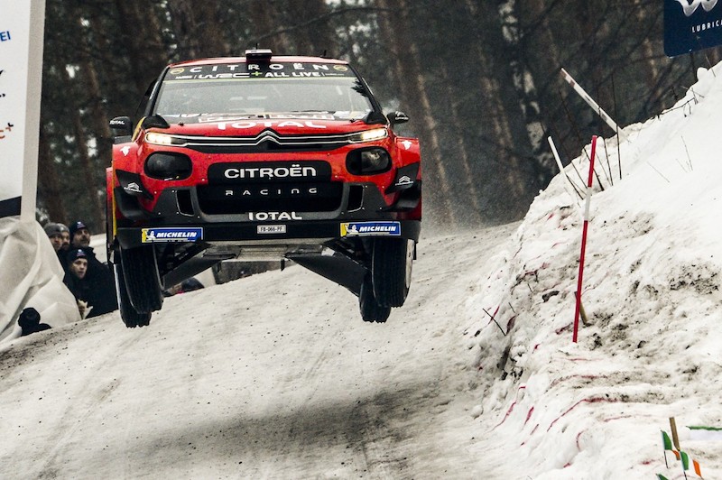 Rally Svezia, Il duo Citroen Ogier- Ingrassia gioca di tattica nella tappa 3