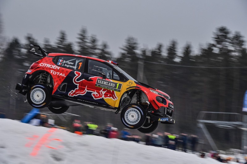 Rally Svezia, Il duo Citroen Ogier- Ingrassia gioca di tattica nella tappa 3