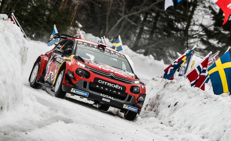 Rally Svezia, Il duo Citroen Ogier- Ingrassia gioca di tattica nella tappa 3