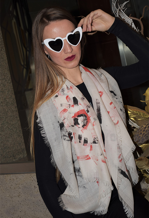 Anteprima Moda Donna Milano con le sciarpe De Wan