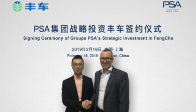 Groupe PSA entra  nel capitale di FengChe